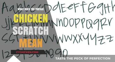 Decoding 'Chicken Scratch': Understanding the Meaning Behind the Phrase
