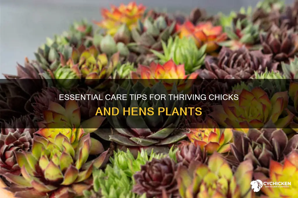 what does the plant chicks and hens need