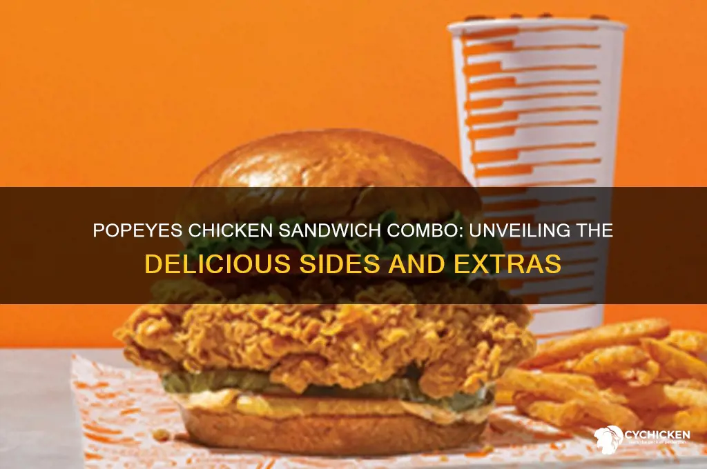 what does the popeyes chicken sandwich combo come with