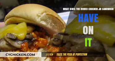Discover the Delicious Ingredients in the Rodeo Chicken Jr Sandwich