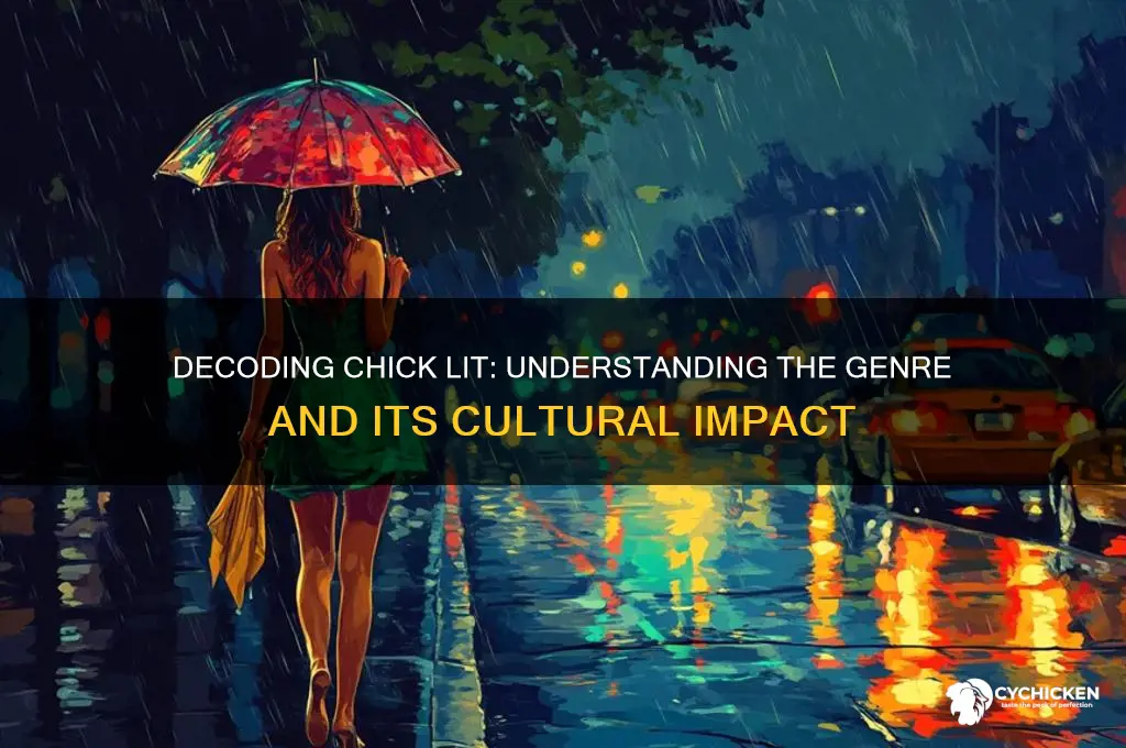 what does the term chick lit mean