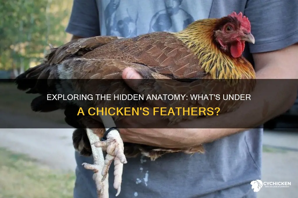 what does the underside of a chicken look like