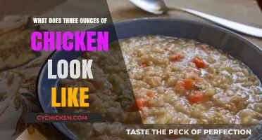 Visual Guide: Understanding the Size of Three Ounces of Chicken