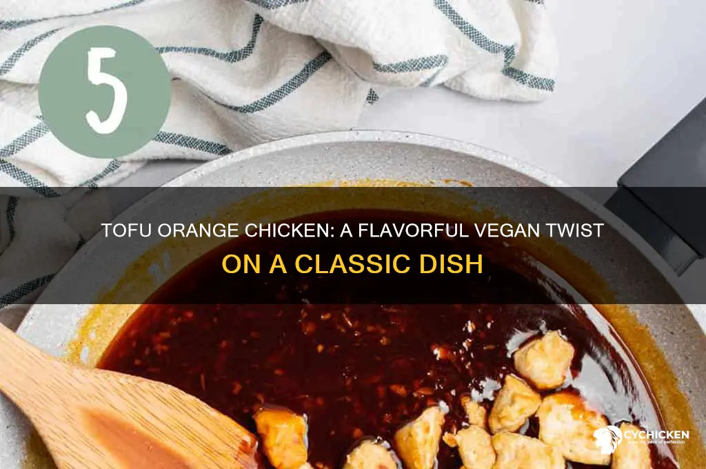 what does tofu orange chicken taste like