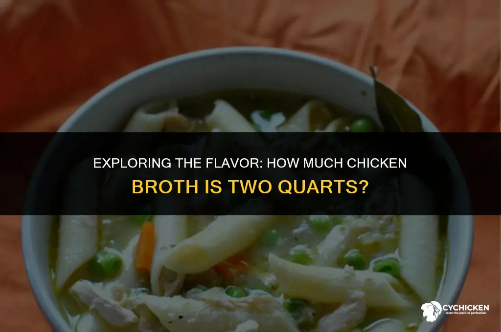 what does two quarts chicken broth way