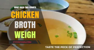 How Much Does Two Quarts of Chicken Broth Weigh?