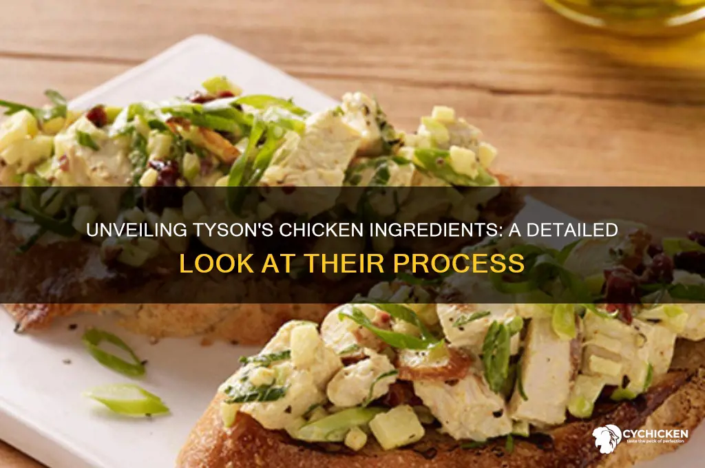 what does tyson put in their chicken
