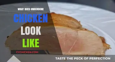 Underdone Chicken: Visual Signs and Risks of Improperly Cooked Poultry