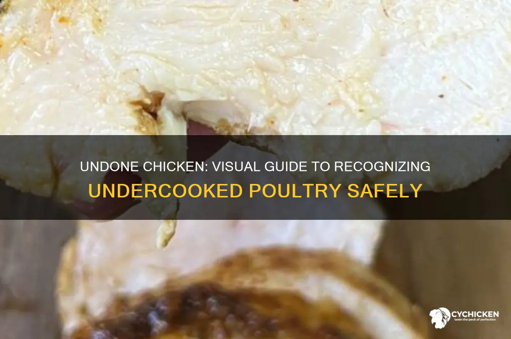 what does undone chicken look like