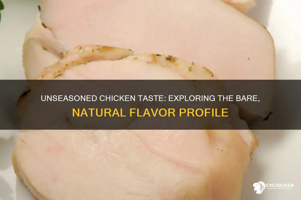 what does unseasoned chicken taste like
