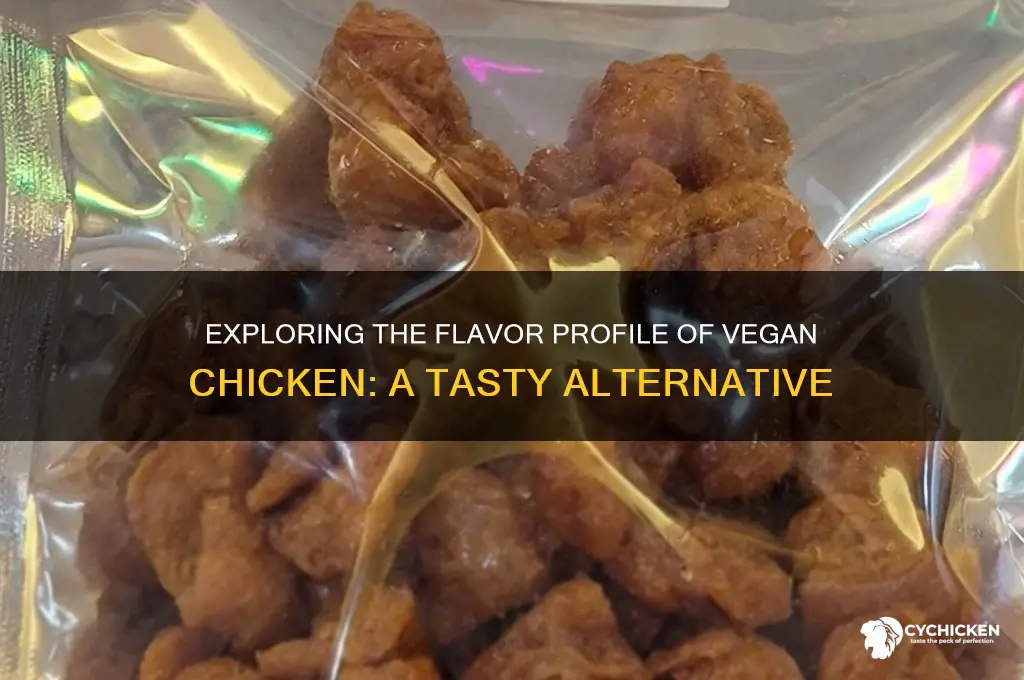 what does vegan chicken taste like