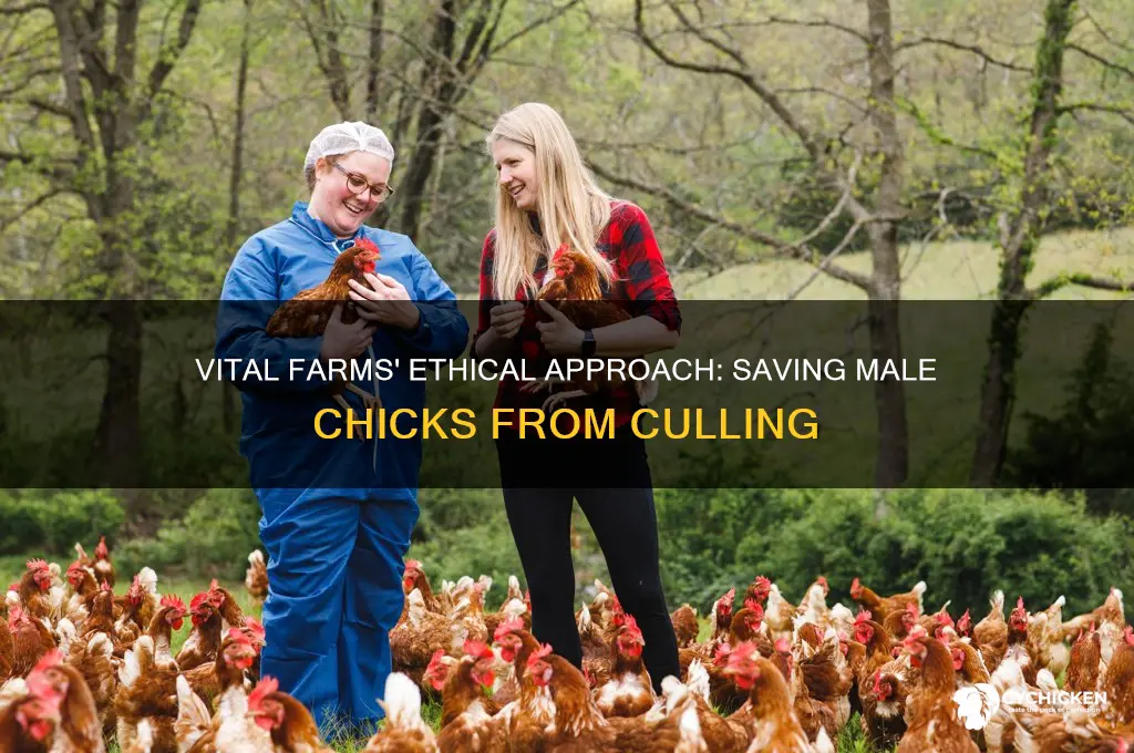 what does vital farms do with male chicks