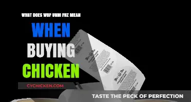 Decoding WBF UNM FRZ: Understanding Chicken Labels at the Grocery Store