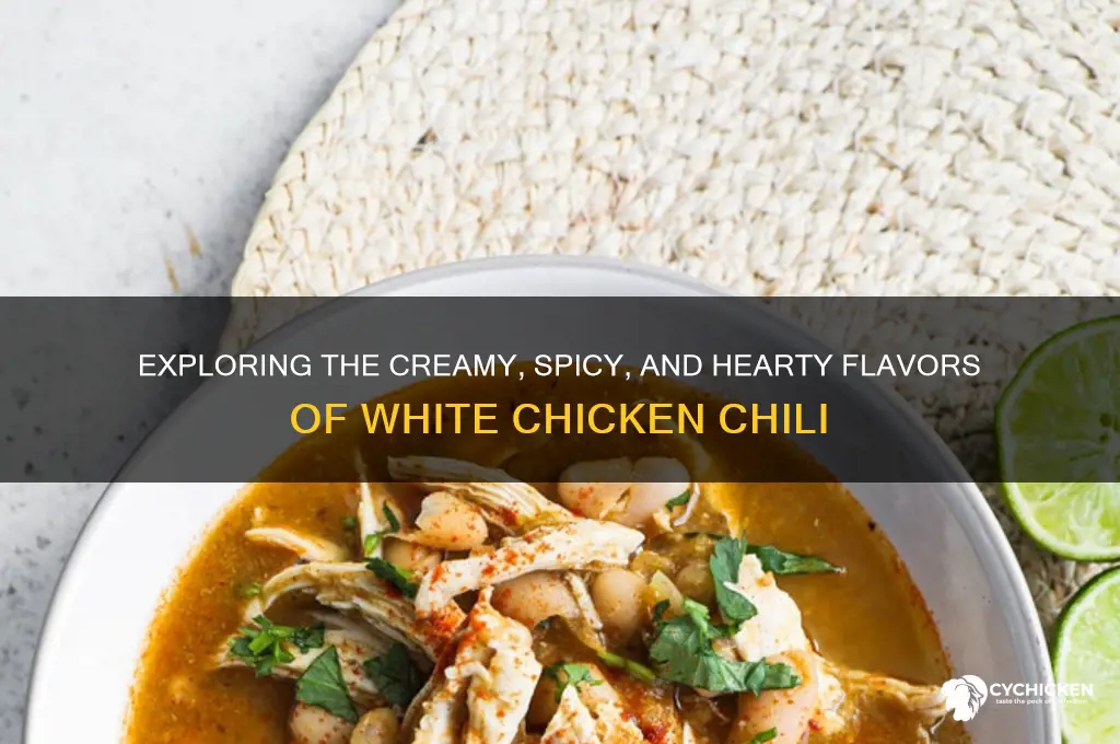 what does white chicken chili taste like