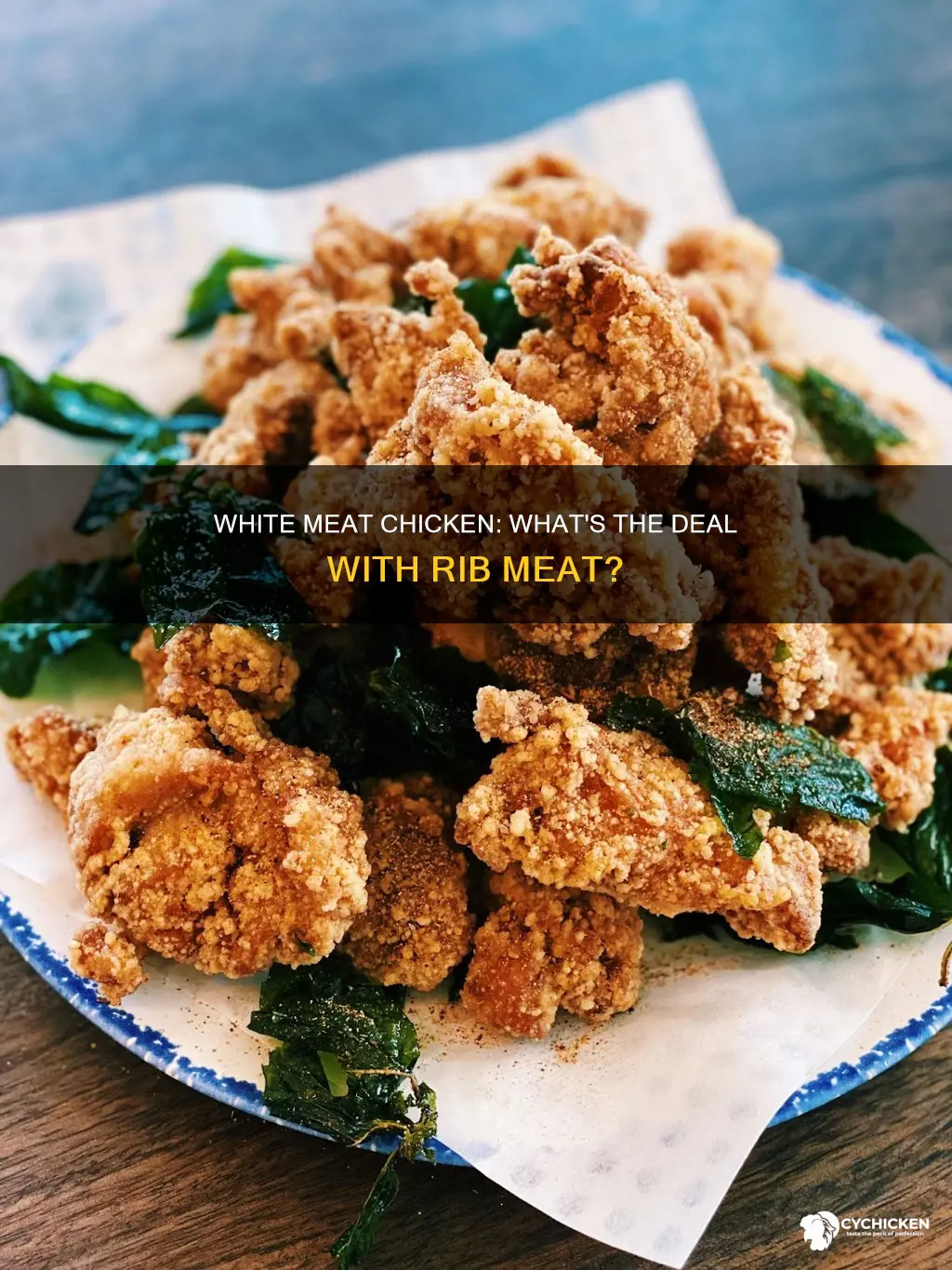 what does white meat chicken with rib meat mean