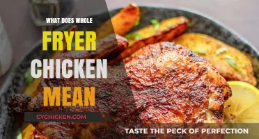 Decoding the Menu: What Does 'Whole Fryer Chicken' Really Mean?
