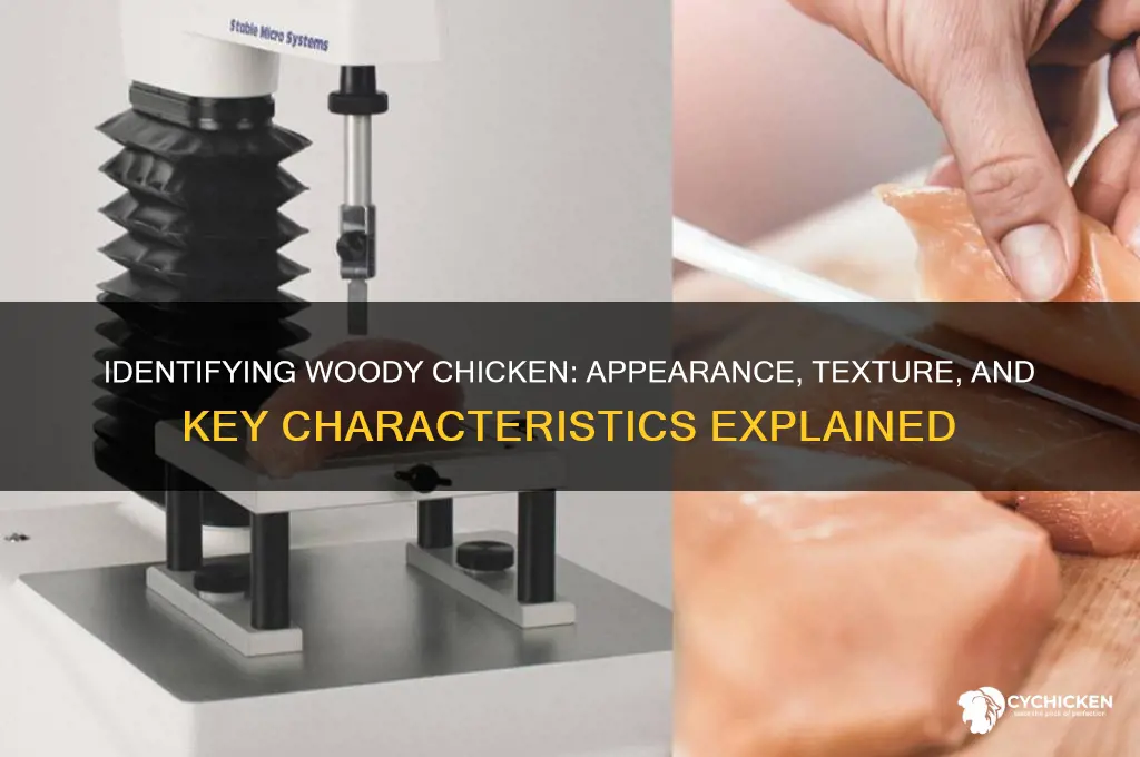 what does woody chicken look like