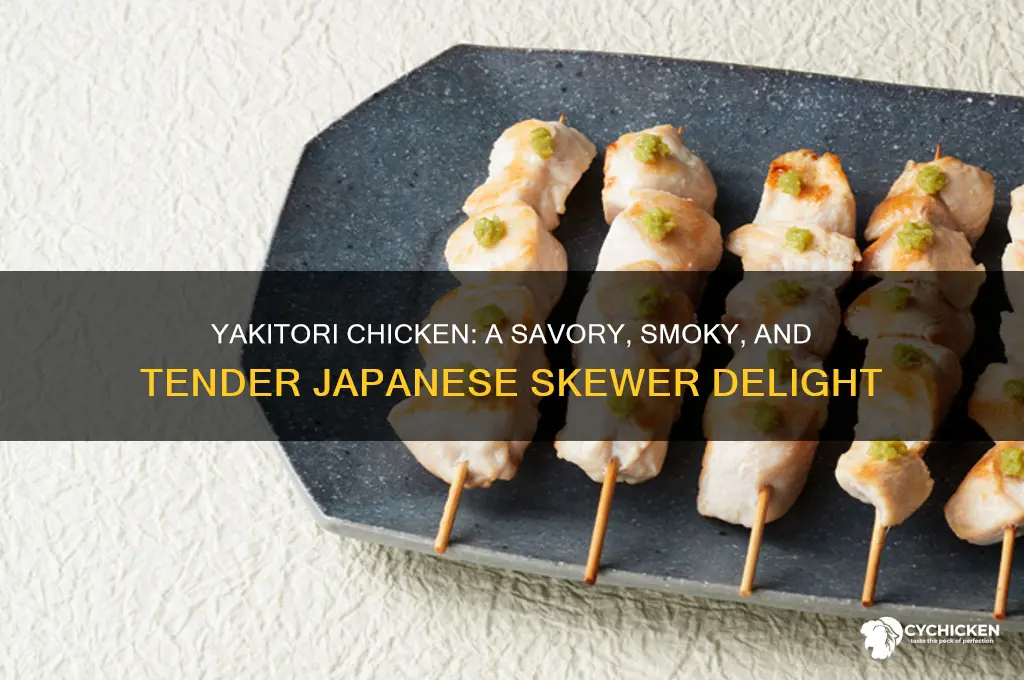 what does yakitori chicken taste like