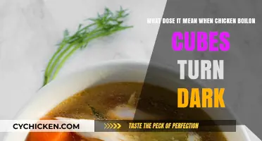 Why Do Chicken Bouillon Cubes Turn Dark?