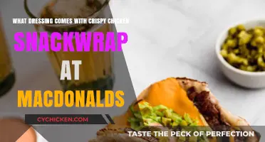 McDonald's Crispy Chicken Snack Wrap: What's the Sauce?