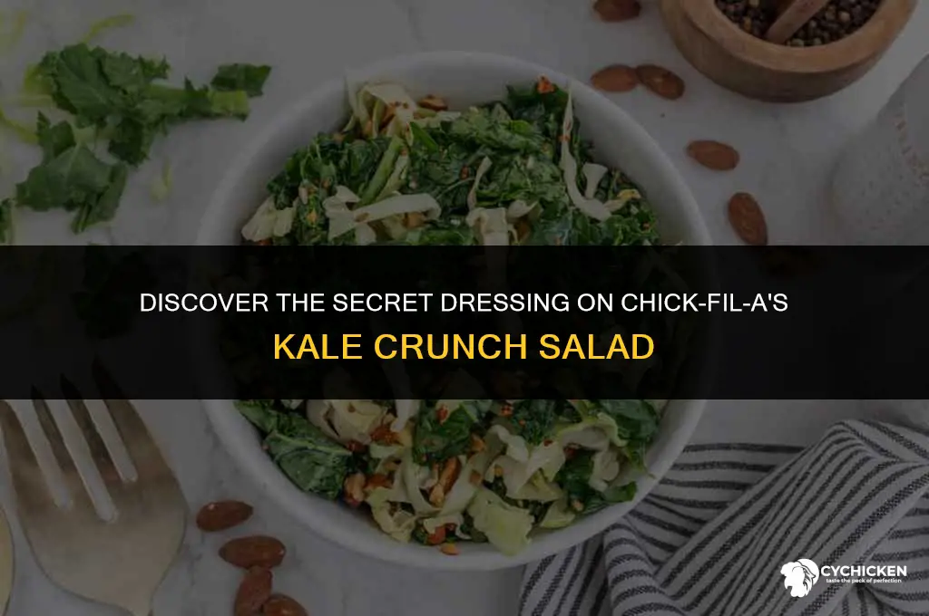 what dressing is on chick fil a kale crunch salad