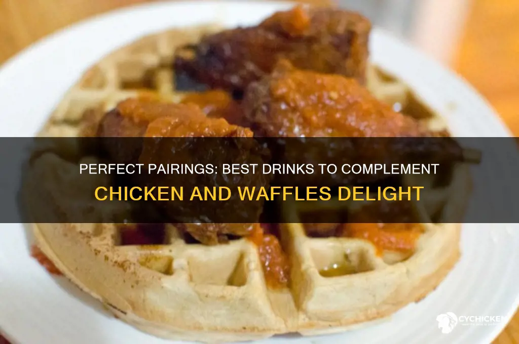 what drink goes with chicken and waffles