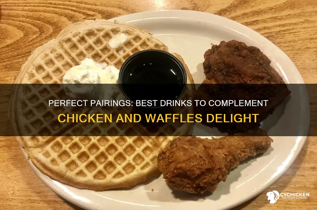 what drink pairs with chicken and waffles