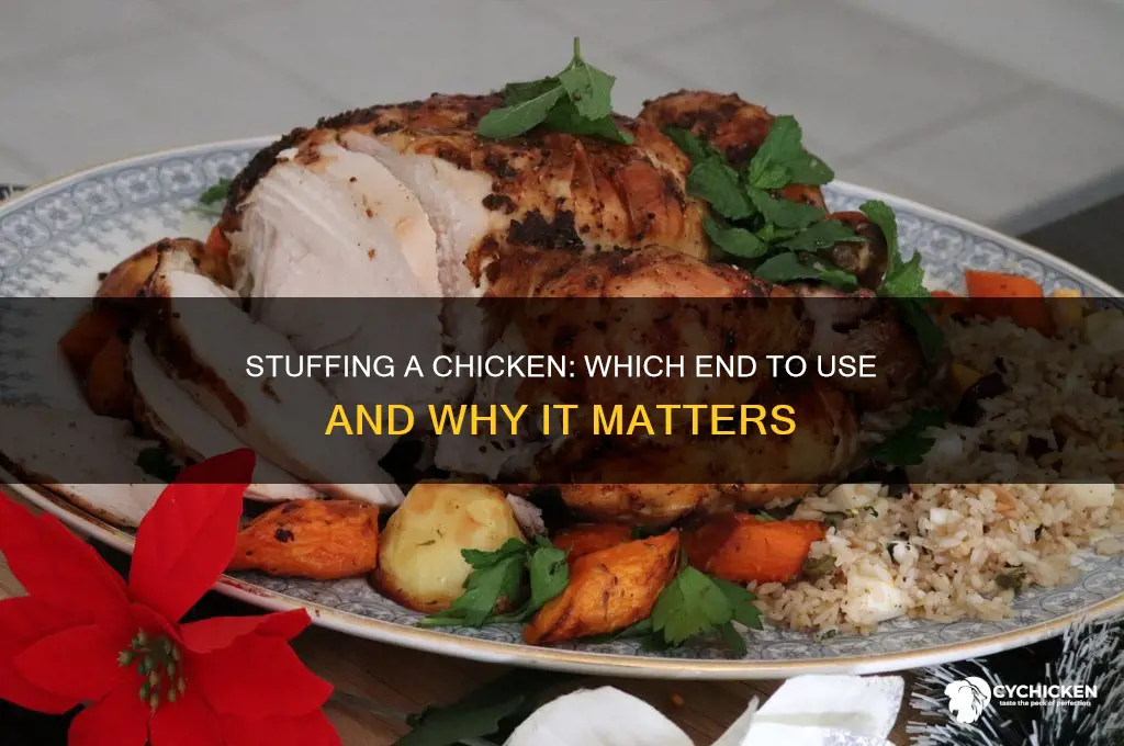 what end do you stuff a chicken