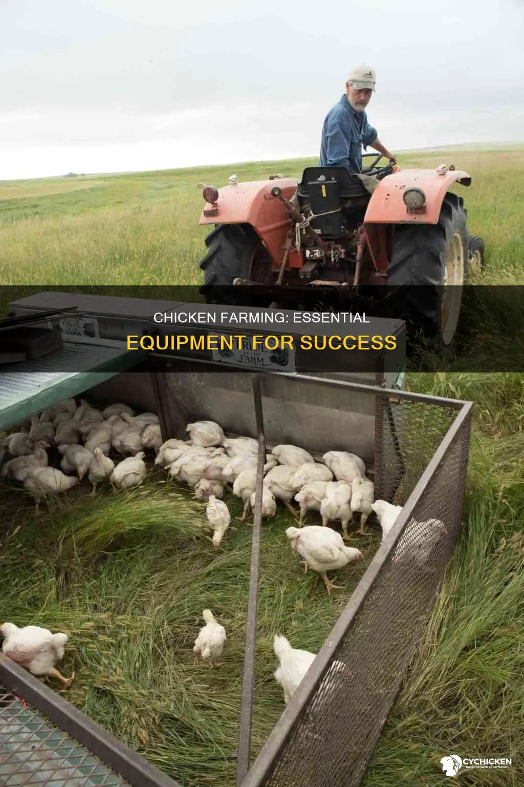 what equipment do you need for a chicken farm