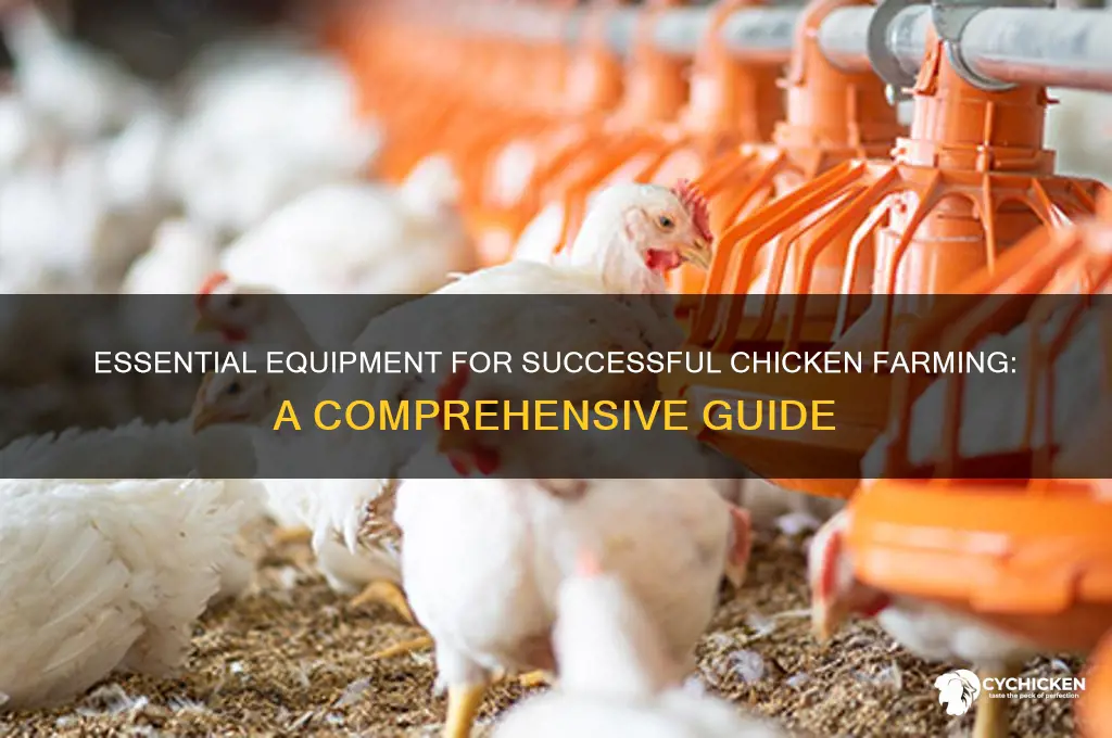 what equipment do you need for chicken farming