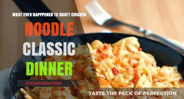 The Mystery of Kraft Chicken Noodle Classic Dinner