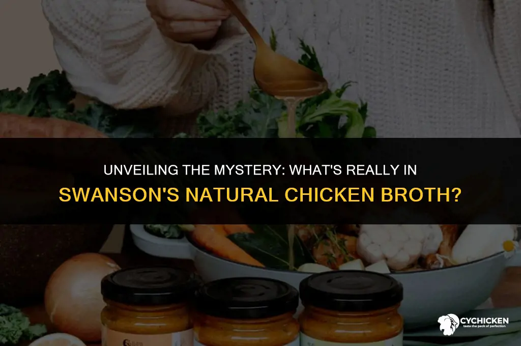 what exactly is natural flavoring in swanson cooking broth chicken