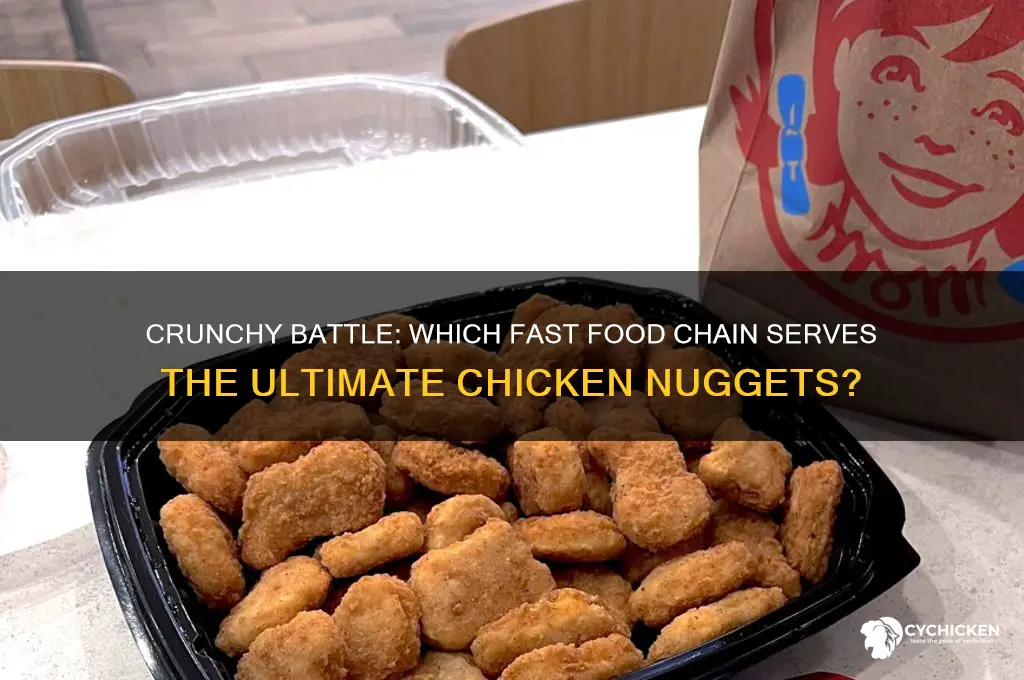 what fast food chain has the best chicken nuggets