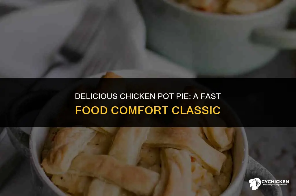 what fast food has chicken pot pie