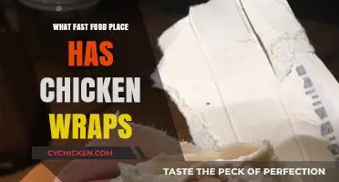 Discover Fast Food Spots Serving Delicious Chicken Wraps Near You