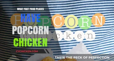 Crunchy Bites: Where to Find Popcorn Chicken at Fast Food Spots