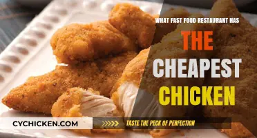 Budget-Friendly Chicken: Which Fast Food Chain Offers the Lowest Prices?