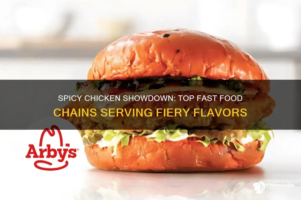 what fast food restaurants sell spicy chicken