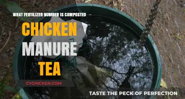 Composted Chicken Manure Tea: Understanding Its Fertilizer NPK Ratio
