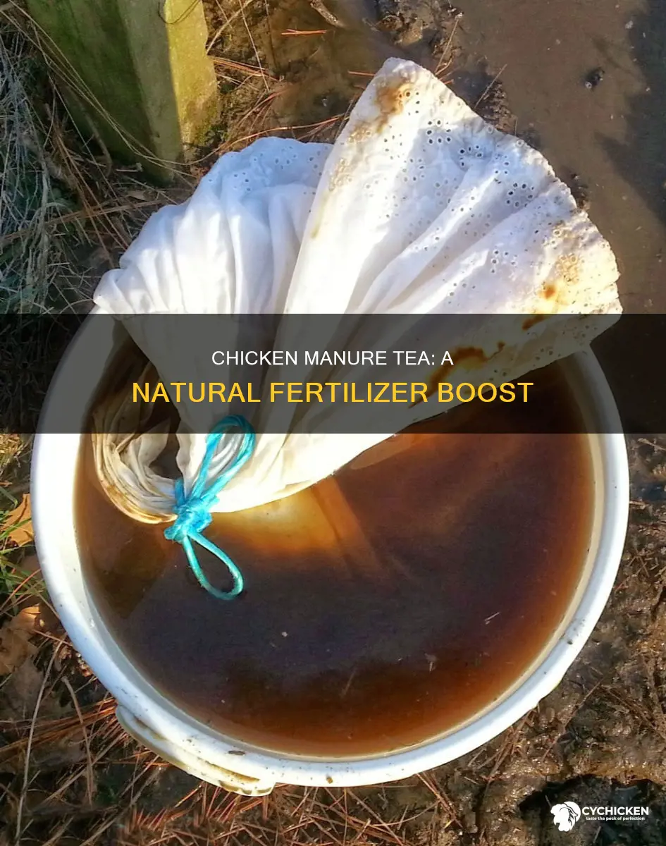 what fertilizer number will composted chicken manure tea have