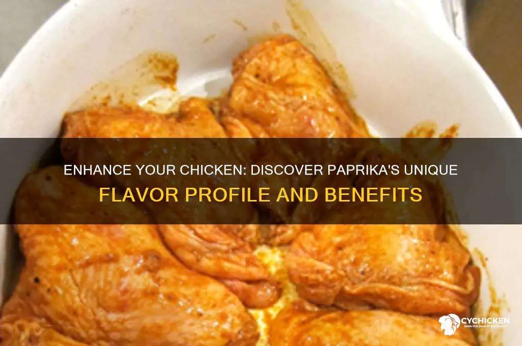 what flavor does paprika add to chicken