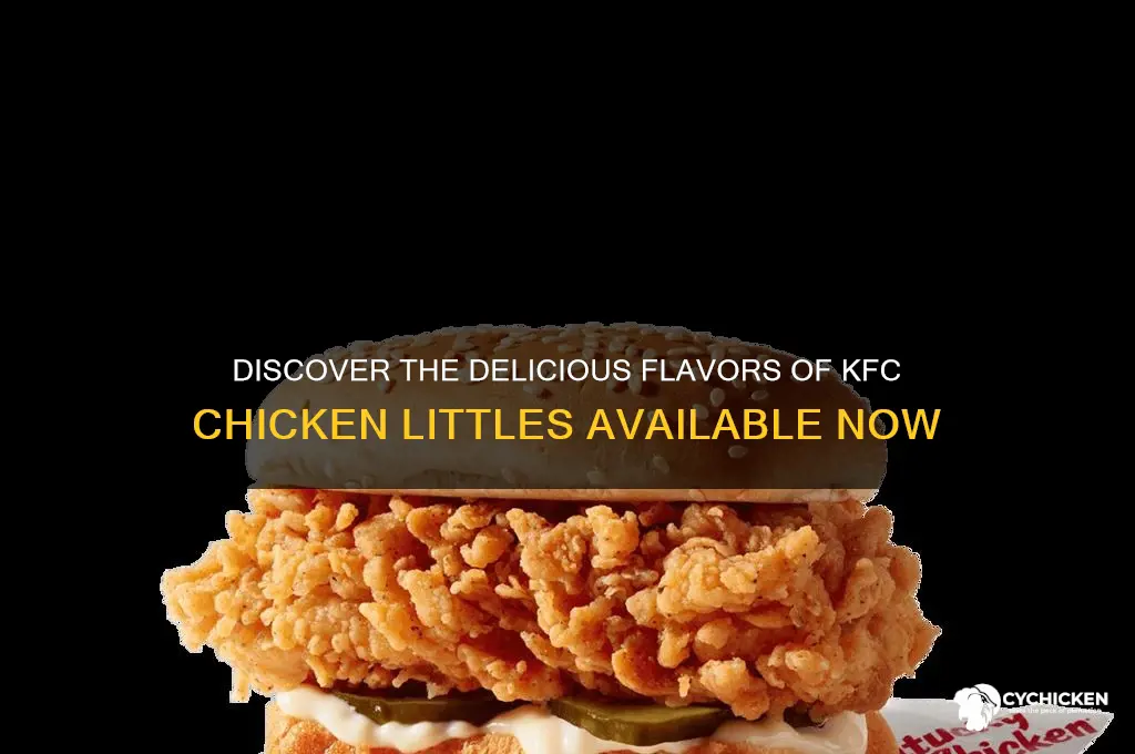 what flavor kfc chicken littles do they have