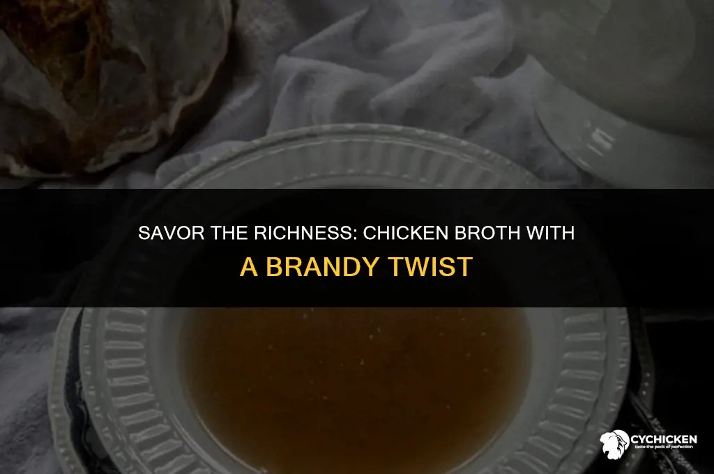 what flavor to make chicken broth taste like brandy