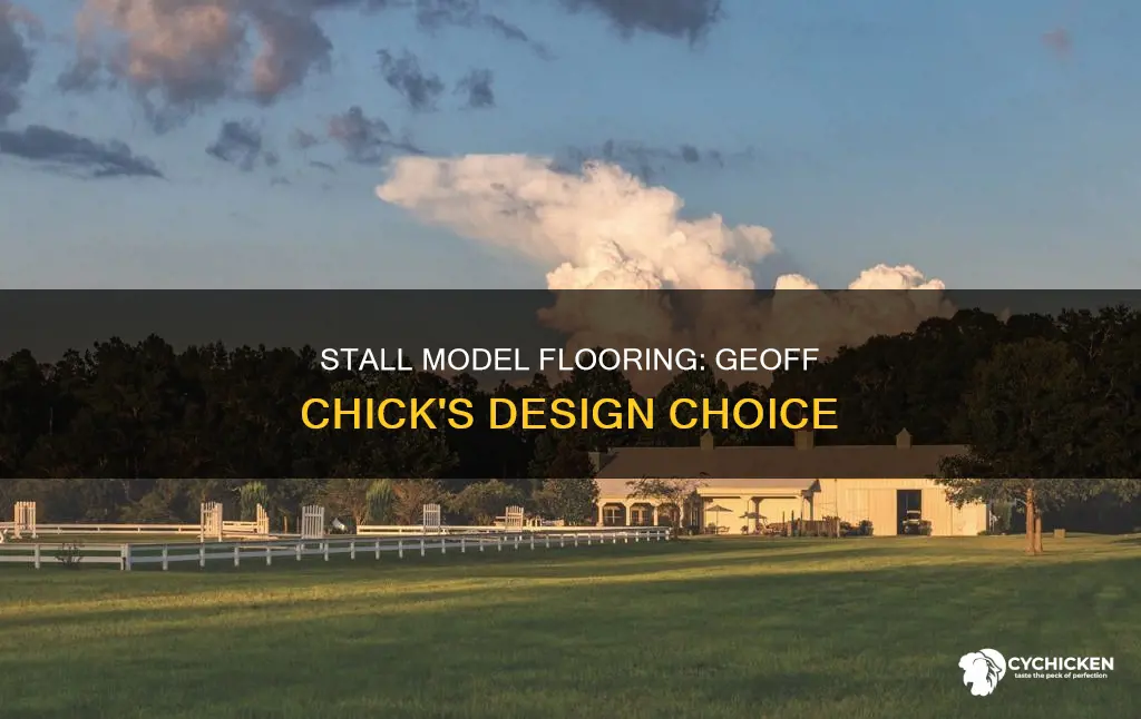 what flooring is in the stall model by geoff chick