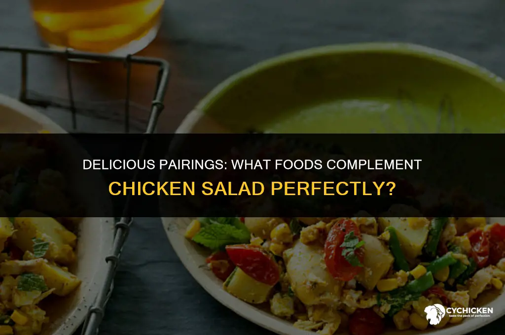 what food goes well with chicken salad