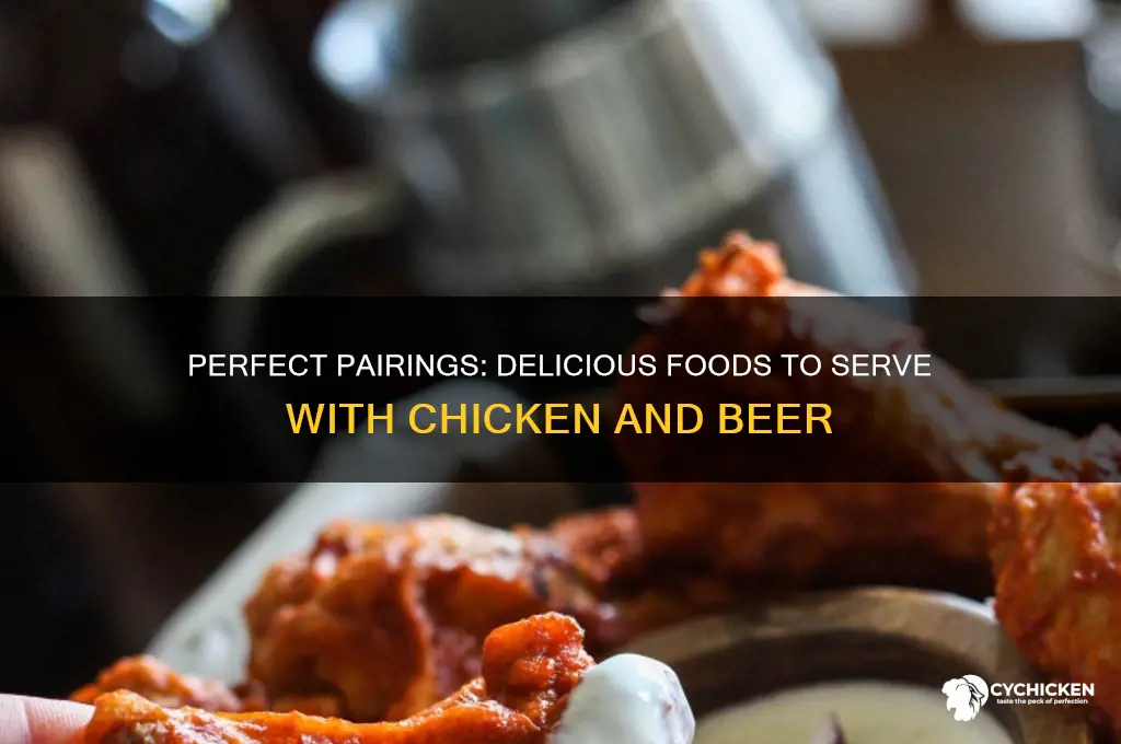 what food goes with chicken and beer party