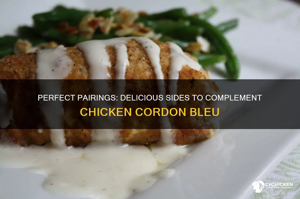 what food goes with chicken cordon bleu