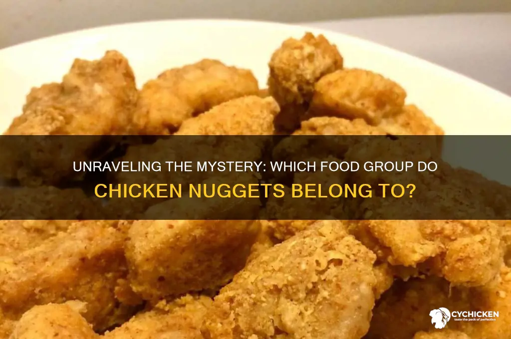 what food group are chicken nuggets in