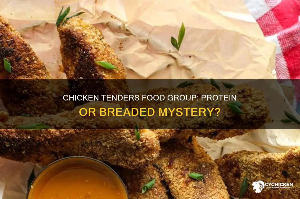 what food group is chicken tenders in