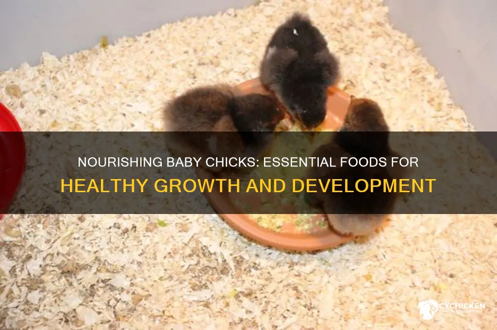 what food to buy baby chicks